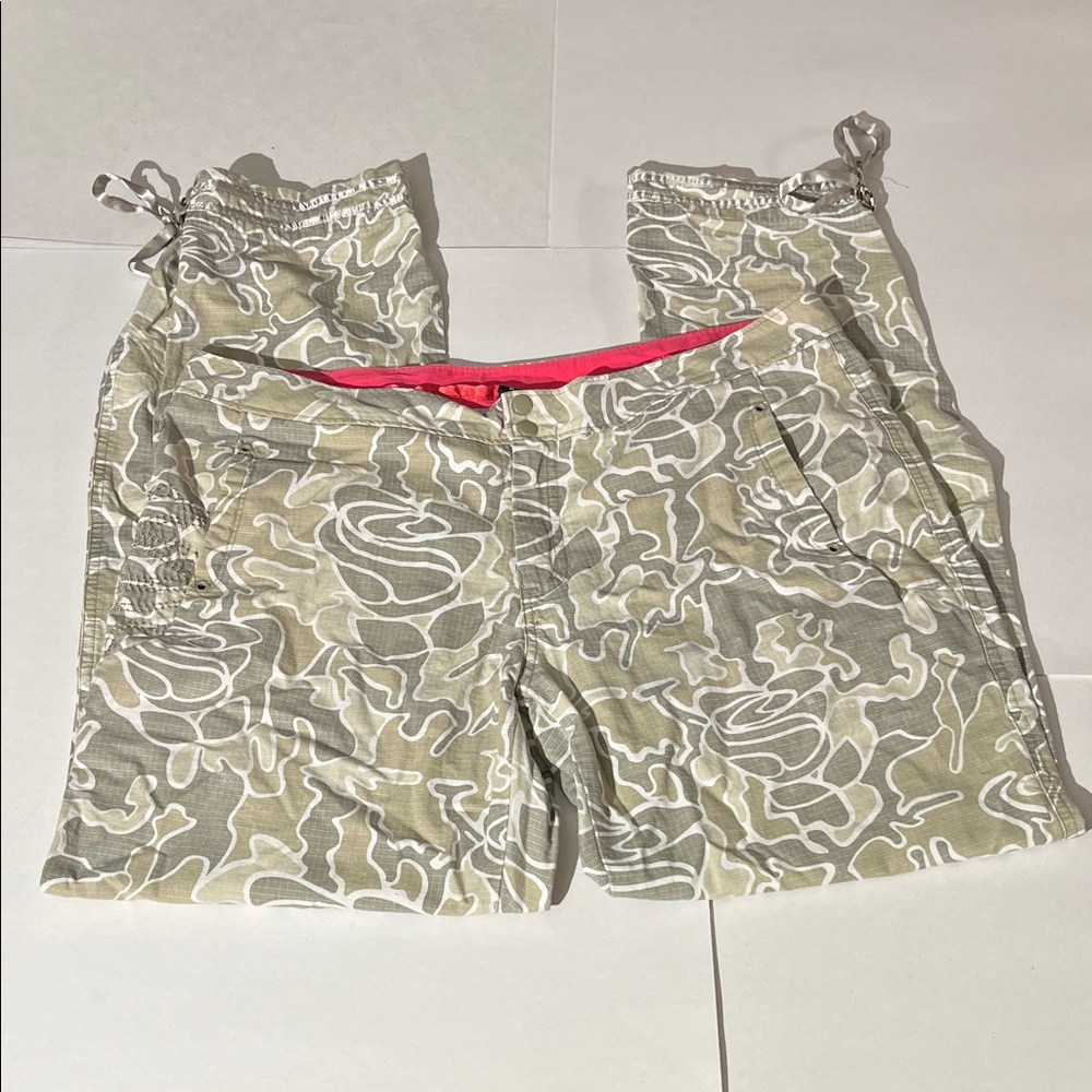 Zoo York Tan Camo Camouflage Pants Adjustable sz 32